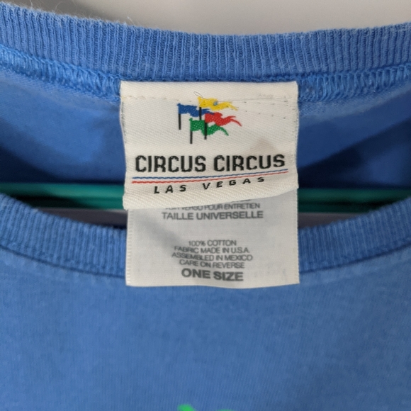 Vintage 90s Vegas Circus Circus Casino Beach Pool Cover Up Dress - Picture 9 of 9